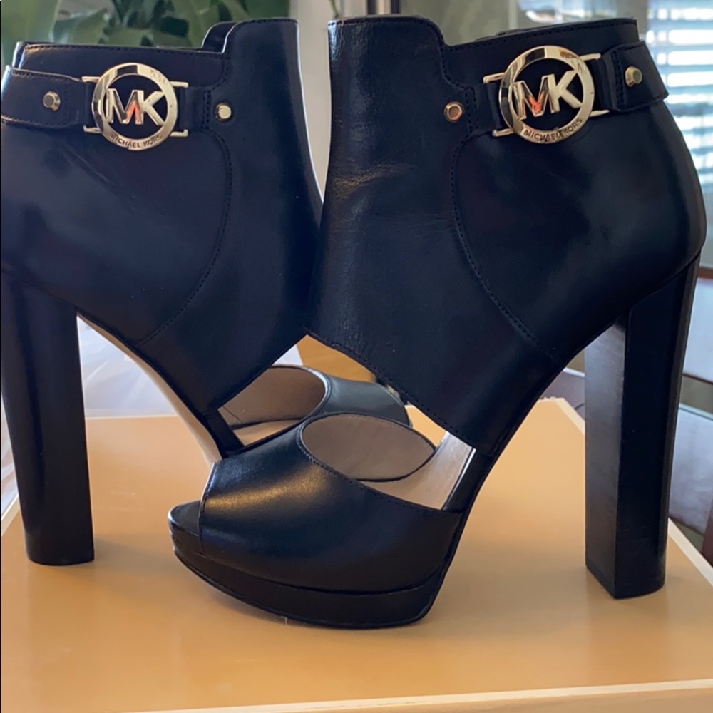 Michael Kors open toe booties